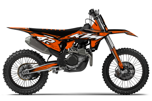 Kit déco KTM SX/SXF/EXC/EXCF - KKTSE006 Noir