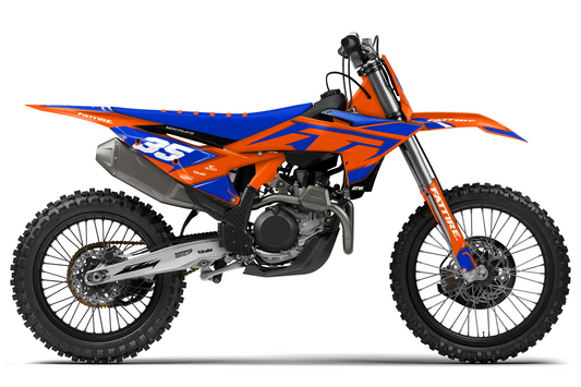 Kit déco KTM SX/SXF/EXC/EXCF - KKTSE007 Bleu