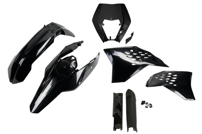 KIT PLASTIQUE COMPLET KTM EXC/EXCF 2008 À 2011