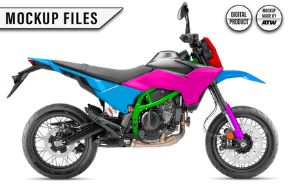 KTM 450 SMR 2025-2026 Mockup – PSD &amp; AI