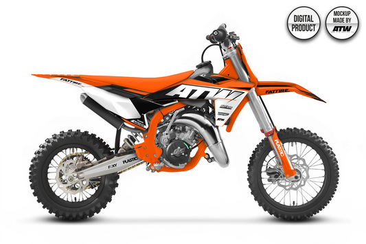 KTM 65 SX 2024-2025 Mockup – PSD & AI