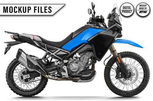 CF MOTO 450 MT 2024-2025 Mockup – PSD &amp; AI