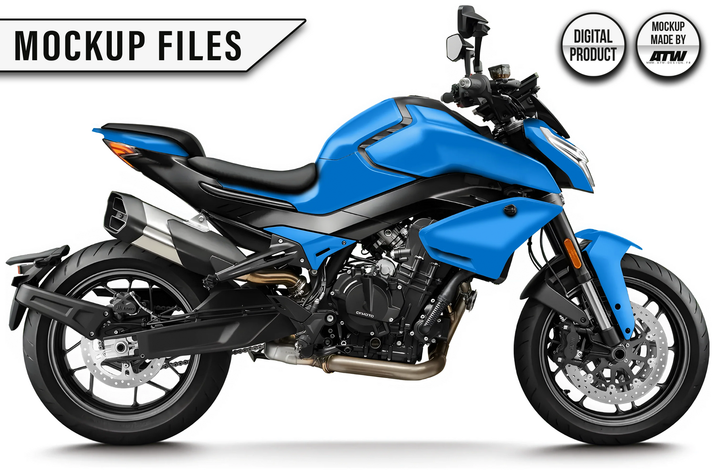 CFMOTO 800 NK 2023-2025 Mockup – PSD & AI - ATW DESIGN