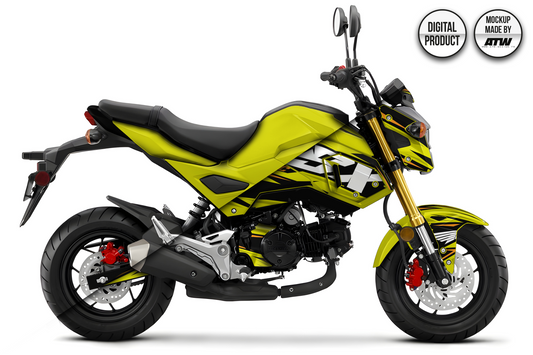 HONDA 125 MSX/GROM 2017-2020 Mockup – PSD & AI - ATW DESIGN