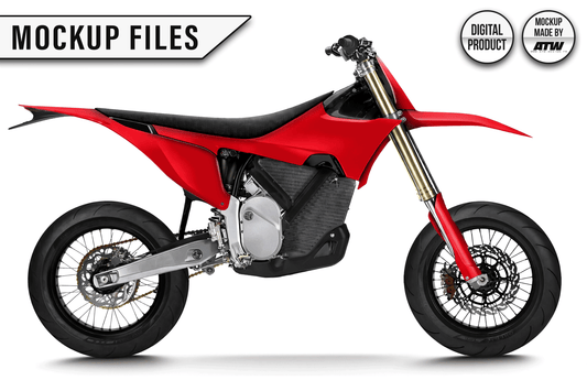 KTM 450 SMR 2025-2026 Mockup – PSD &amp; AI