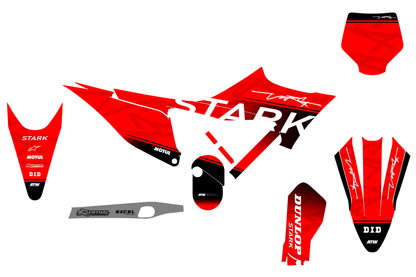 Kit déco motocross “Signature” Stark Future VARG Rouge
