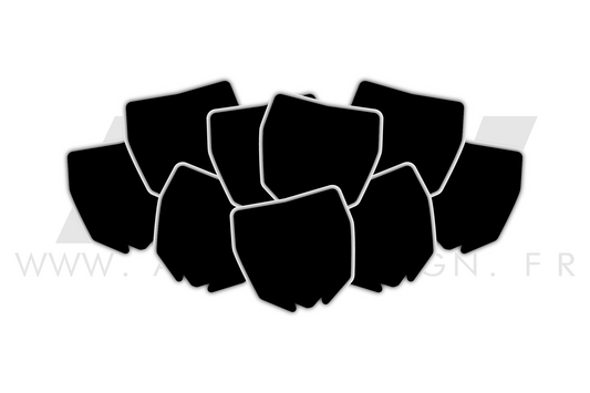 STICKERS MINI PLAQUES - 100% PERSO