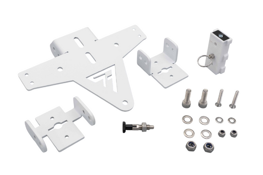 Support De Plaque Pliant - Blanc