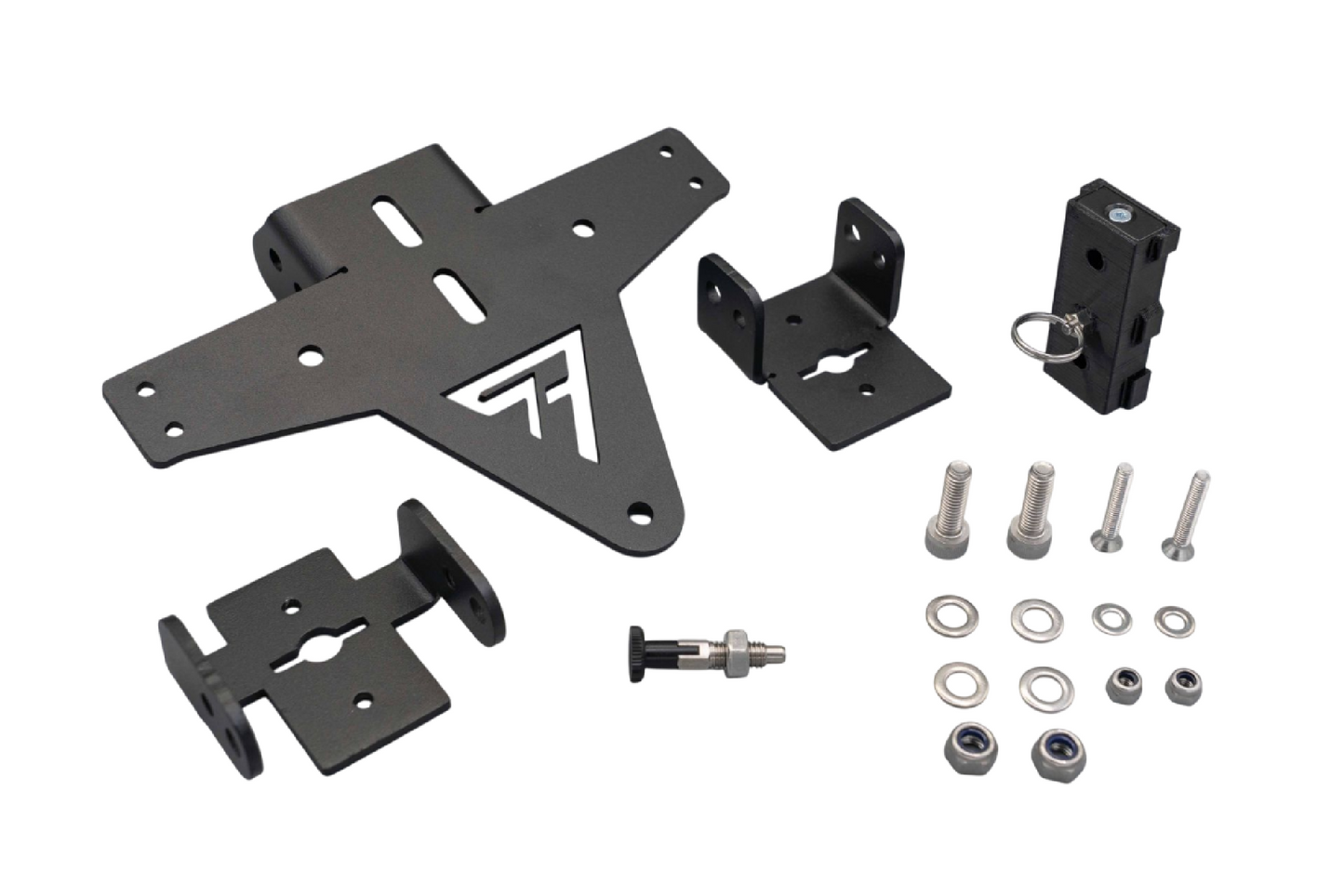 Support De Plaque Pliant - Noir