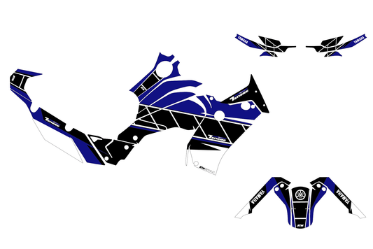 Kit déco Moto “Usine” Yamaha 700 Tenere Bleu