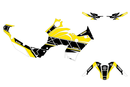 Kit déco Moto “Usine” Yamaha 700 Tenere Jaune