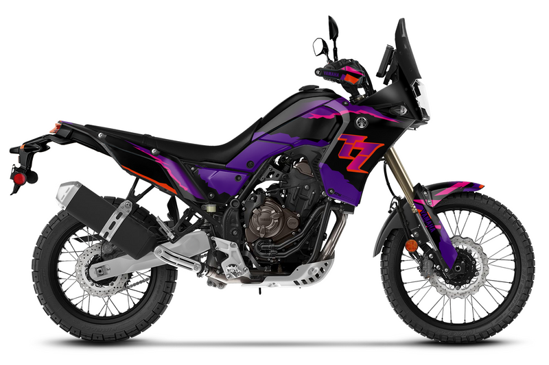 Kit déco Moto “Year” Yamaha 700 Tenere Noir - ATW DESIGN