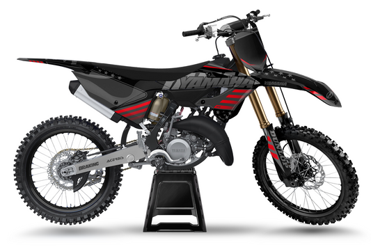 Kit déco motocross “Country” Yamaha 250 YZ Rouge
