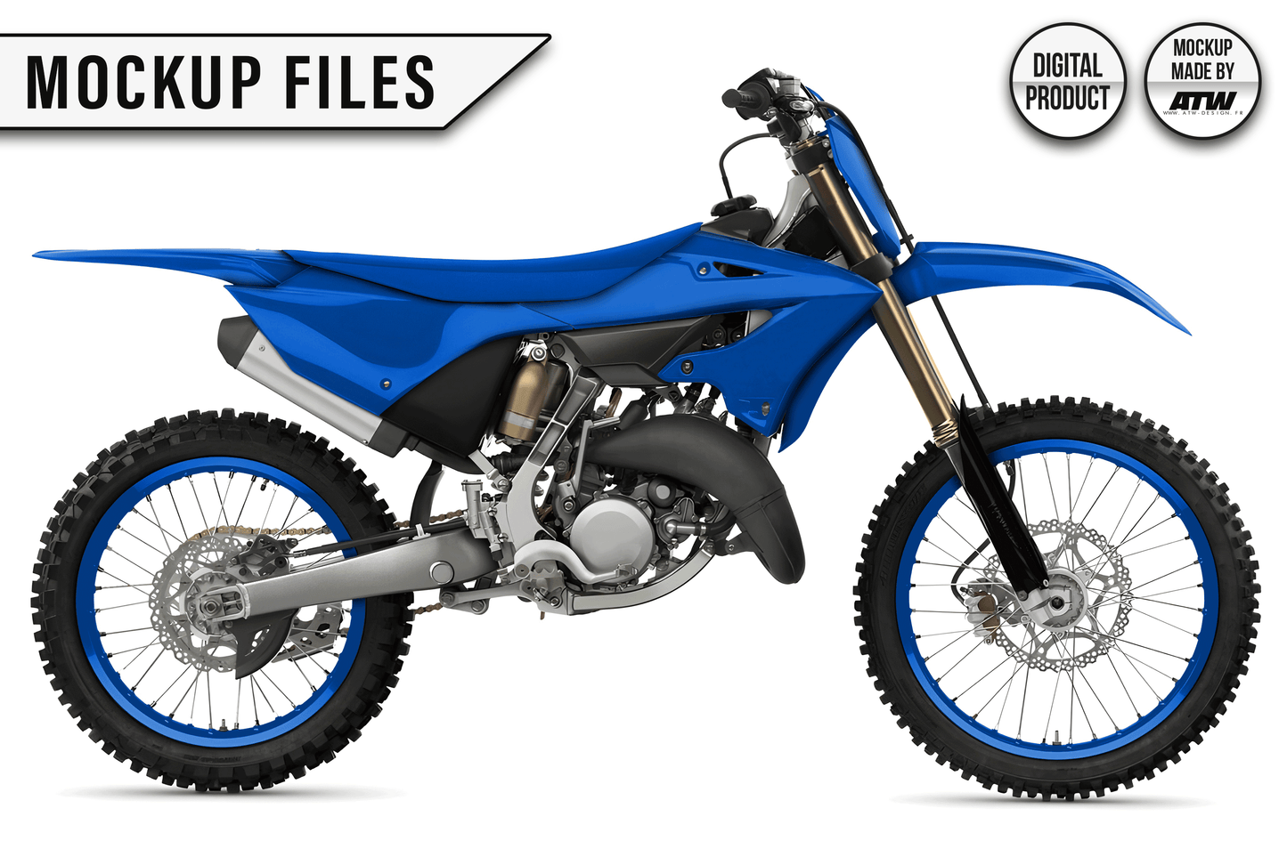 YAMAHA 125 YZ 2022-2026 Mockup – PSD &amp; AI