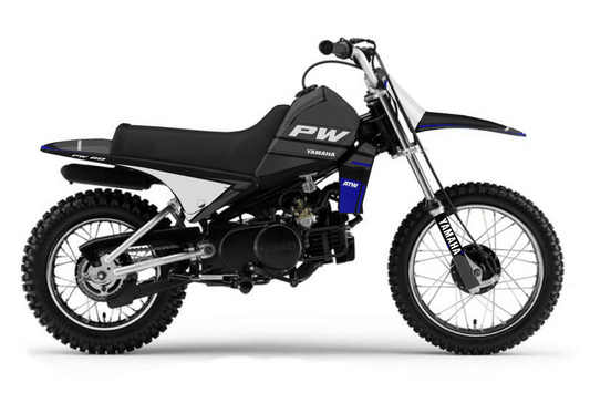 Kit déco motocross “Grade” Yamaha PW 80 Bleu