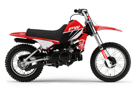 Kit déco motocross “Race” Yamaha PW 80 Rouge